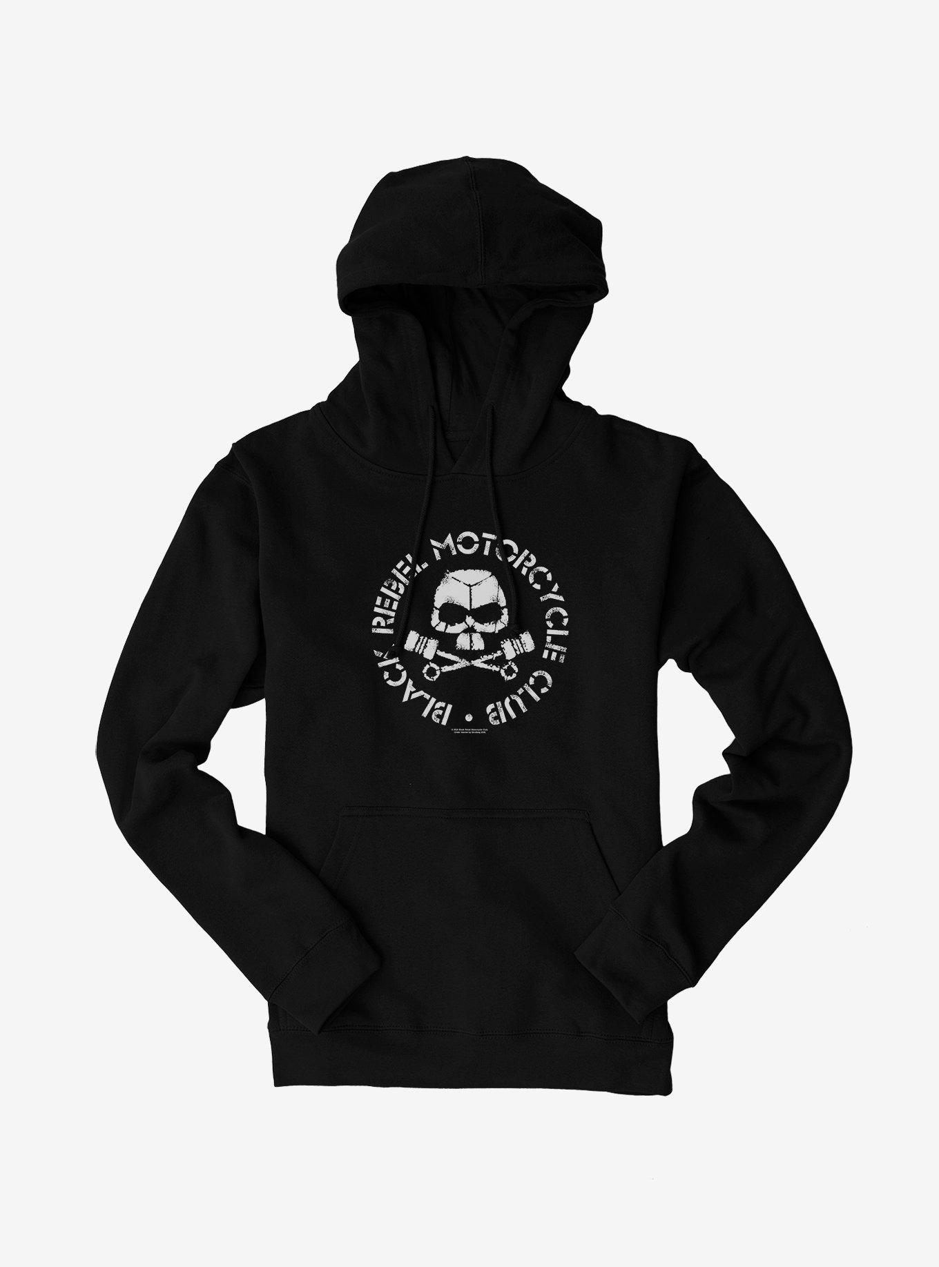 Black Rebel Motorcycle Club Skull Pistons Hoodie