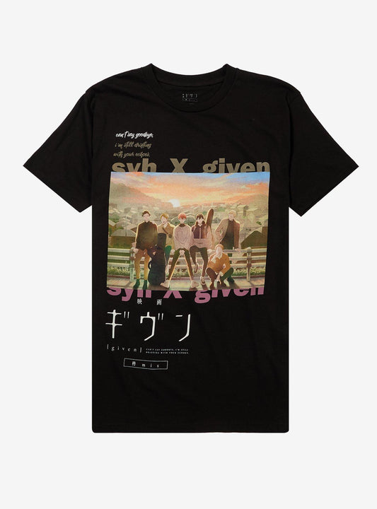Given The Movie: Hiiragi Mix Group Panel T-Shirt