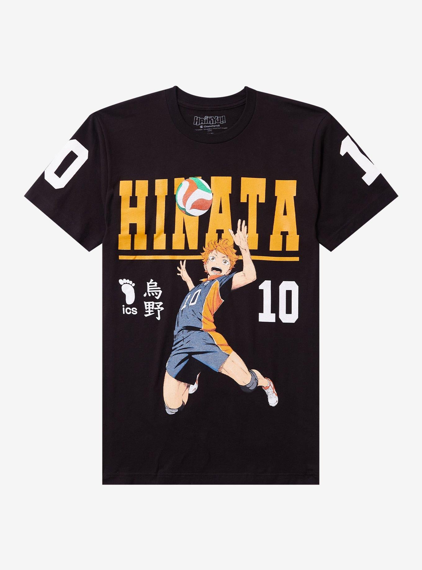 Haikyu!! Hinata Jersey Number Double-Sided T-Shirt