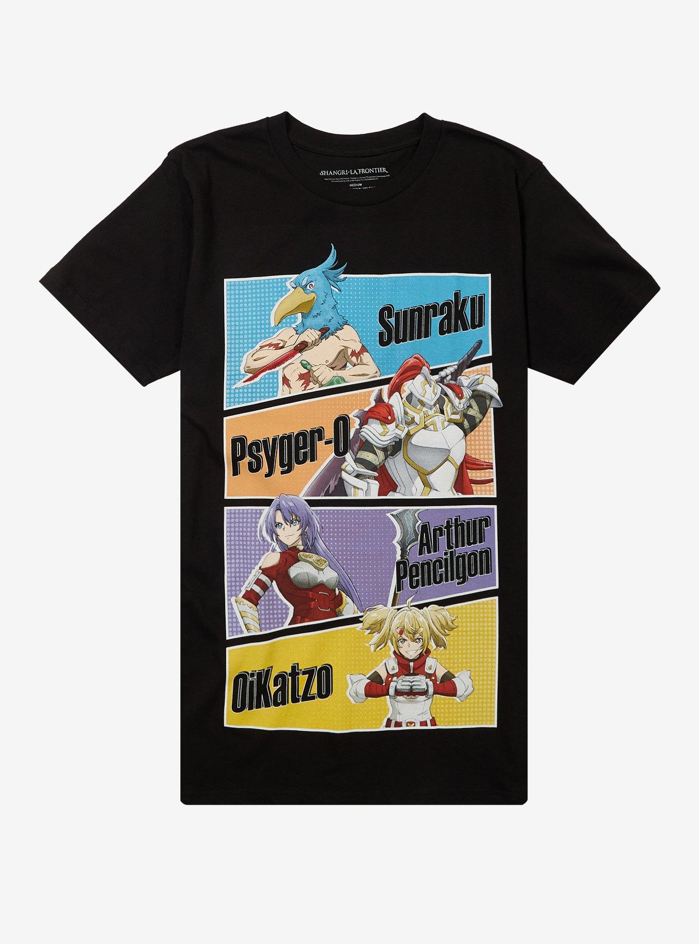 Shangri-La Frontier Character Panels T-Shirt