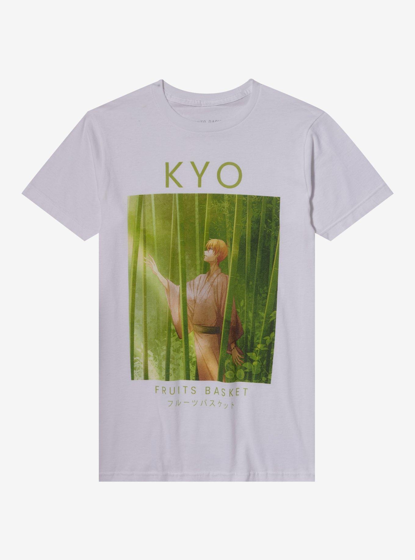 Fruits Basket Kyo Bamboo Forest Boyfriend Fit Girls T-Shirt