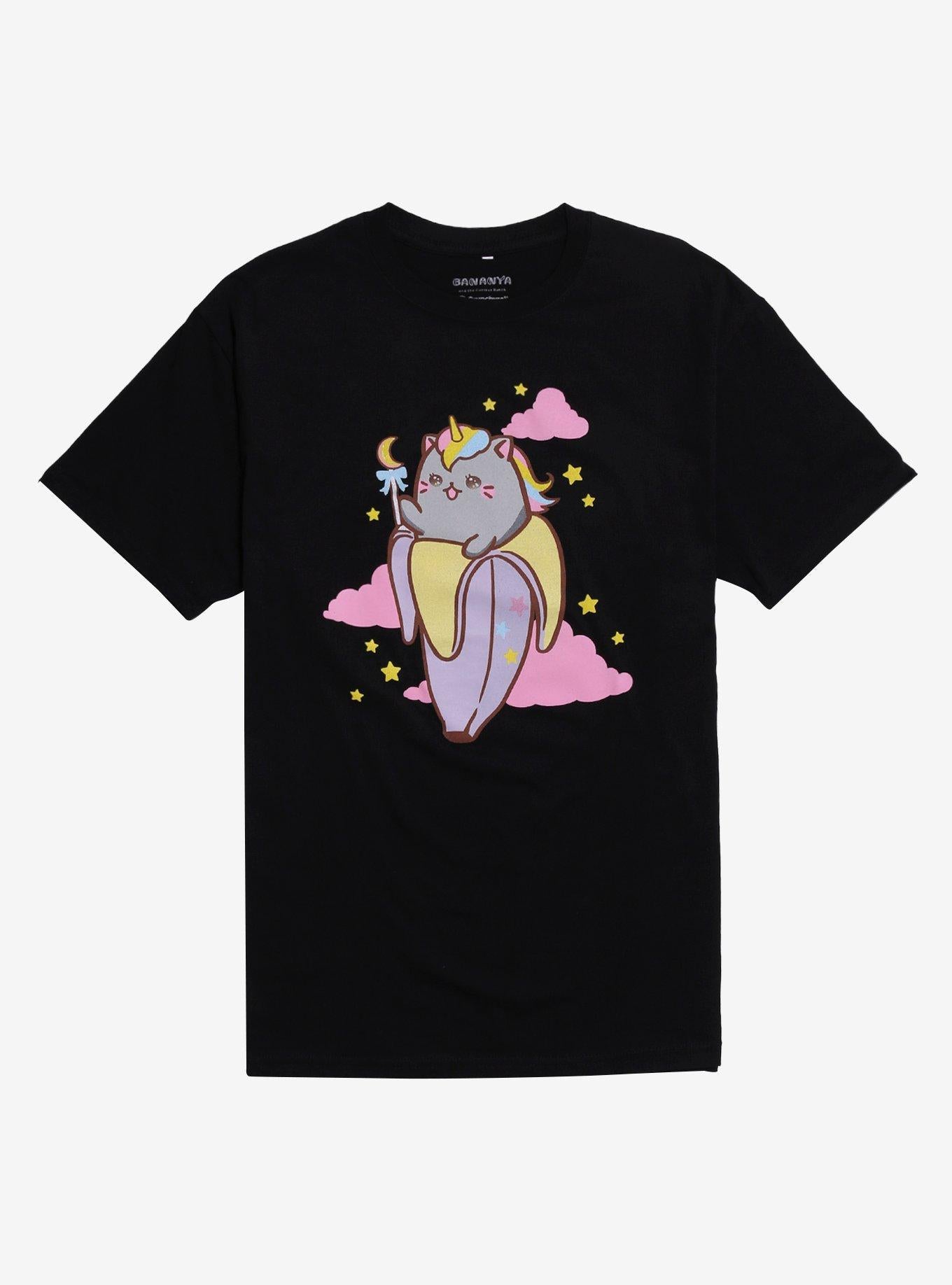 Bananya Rainbow Bananya Relaxed Fit Girls T-Shirt