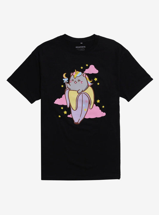 Bananya Rainbow Bananya Relaxed Fit Girls T-Shirt