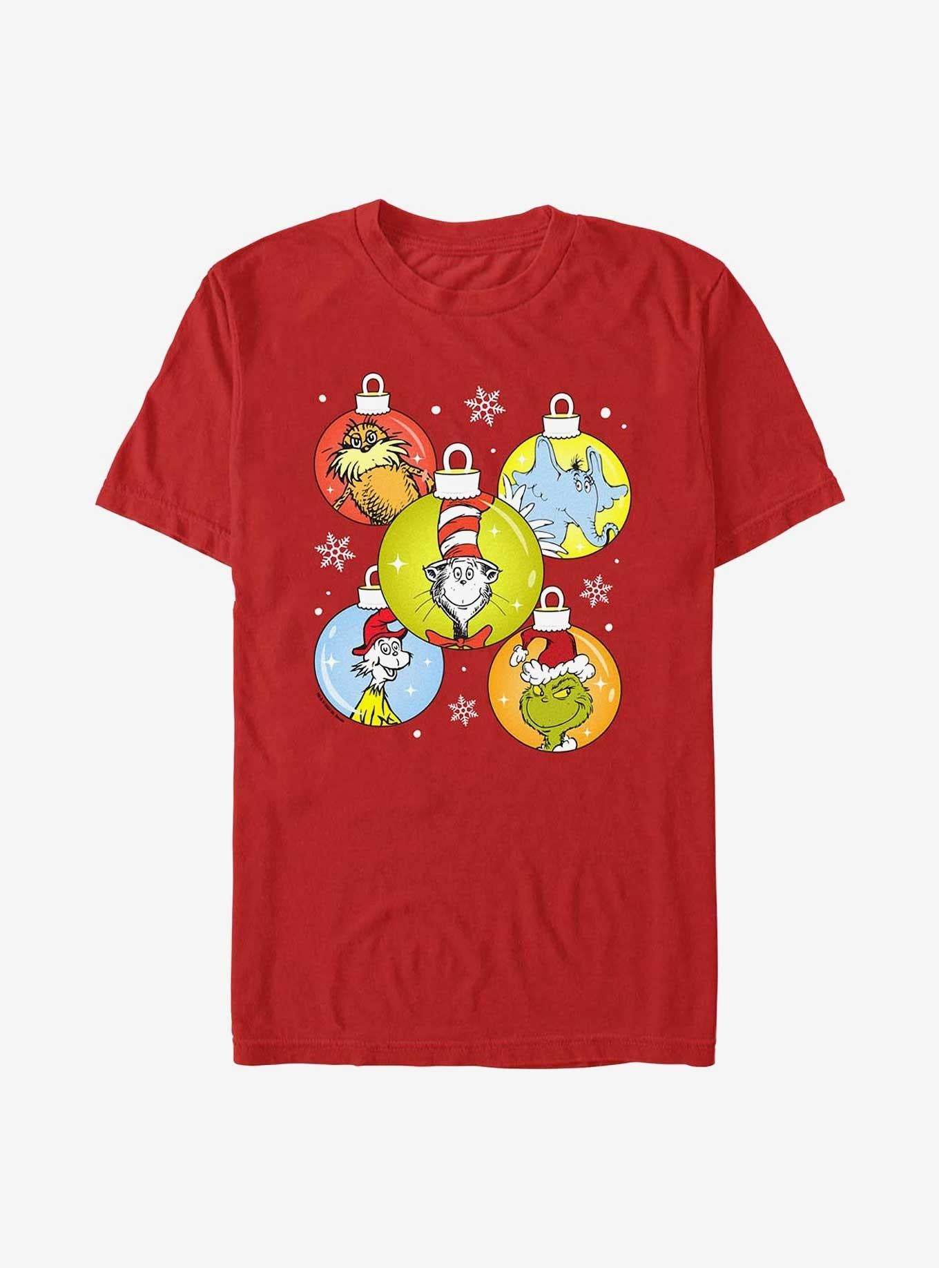 Dr Seuss Christmas Spheres TShirt T-Shirt | Holiday Edition | Perfect Holiday Gift