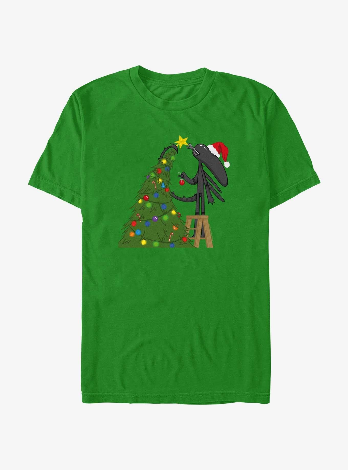 Alien Christmas Ready TShirt T-Shirt | Fan Favorite Artwork | Limited Christmas Style