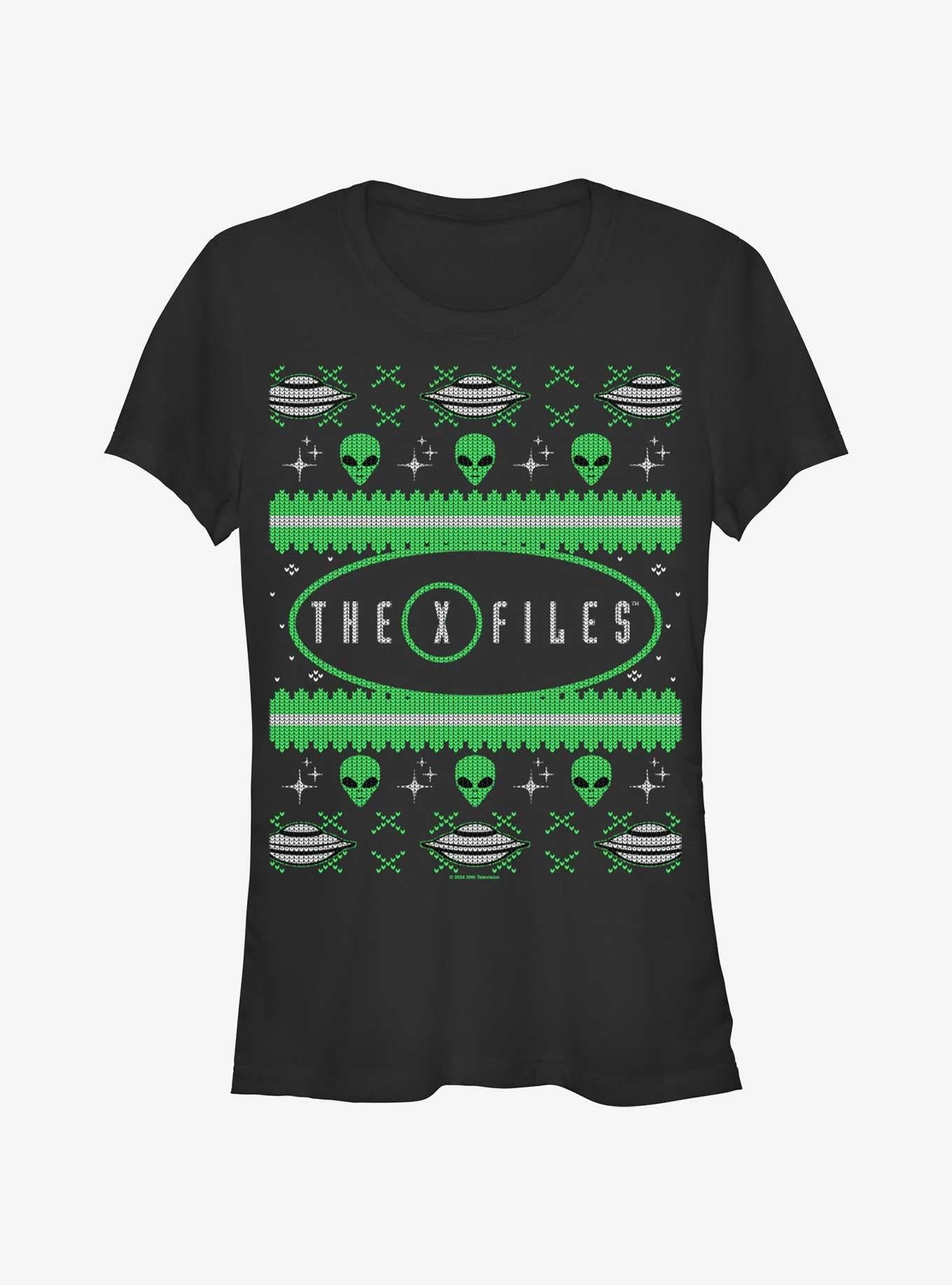 The XFiles Ugly Christmas Girls TShirt T-Shirt | Vintage Christmas Look | Limited Christmas Style