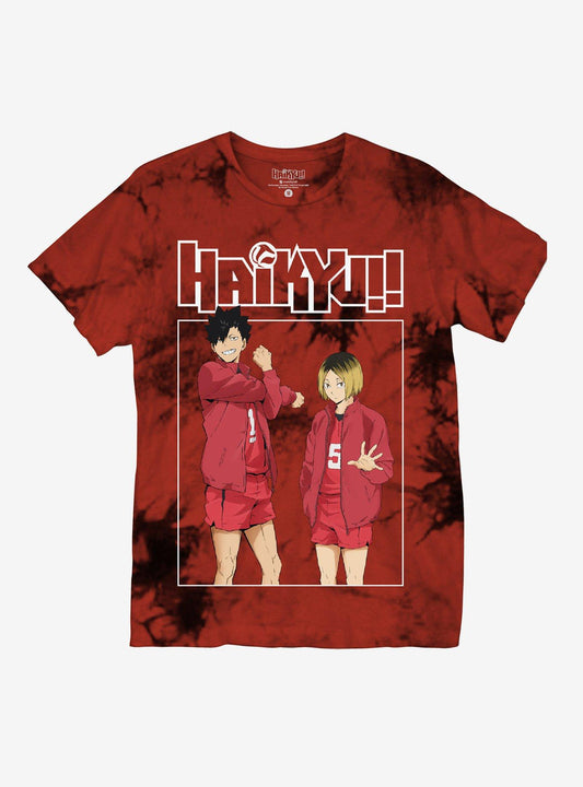 Haikyu!! Duo Tie-Dye Boyfriend Fit Girls T-Shirt
