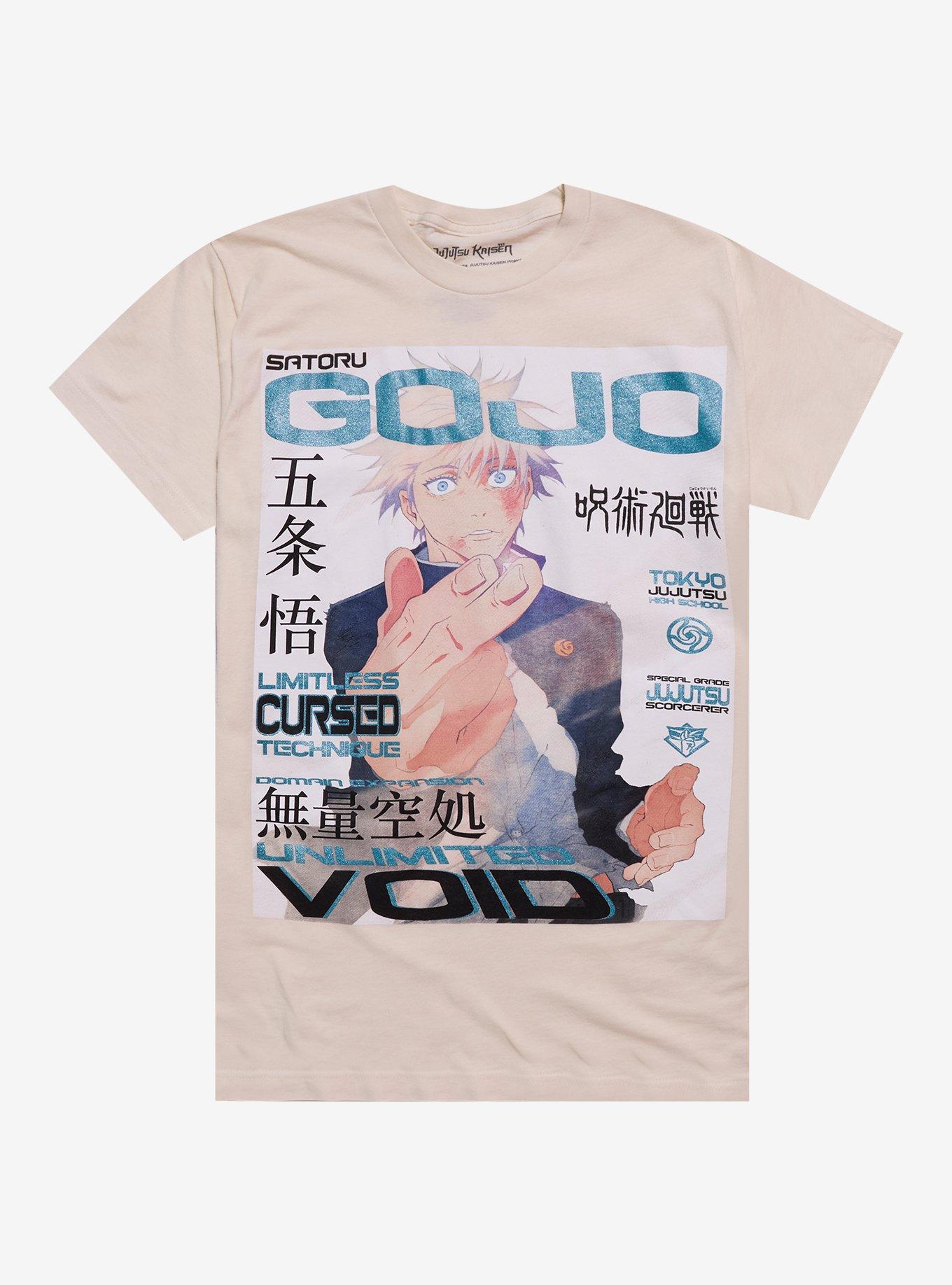 Jujutsu Kaisen Gojo Magazine Cover T-Shirt