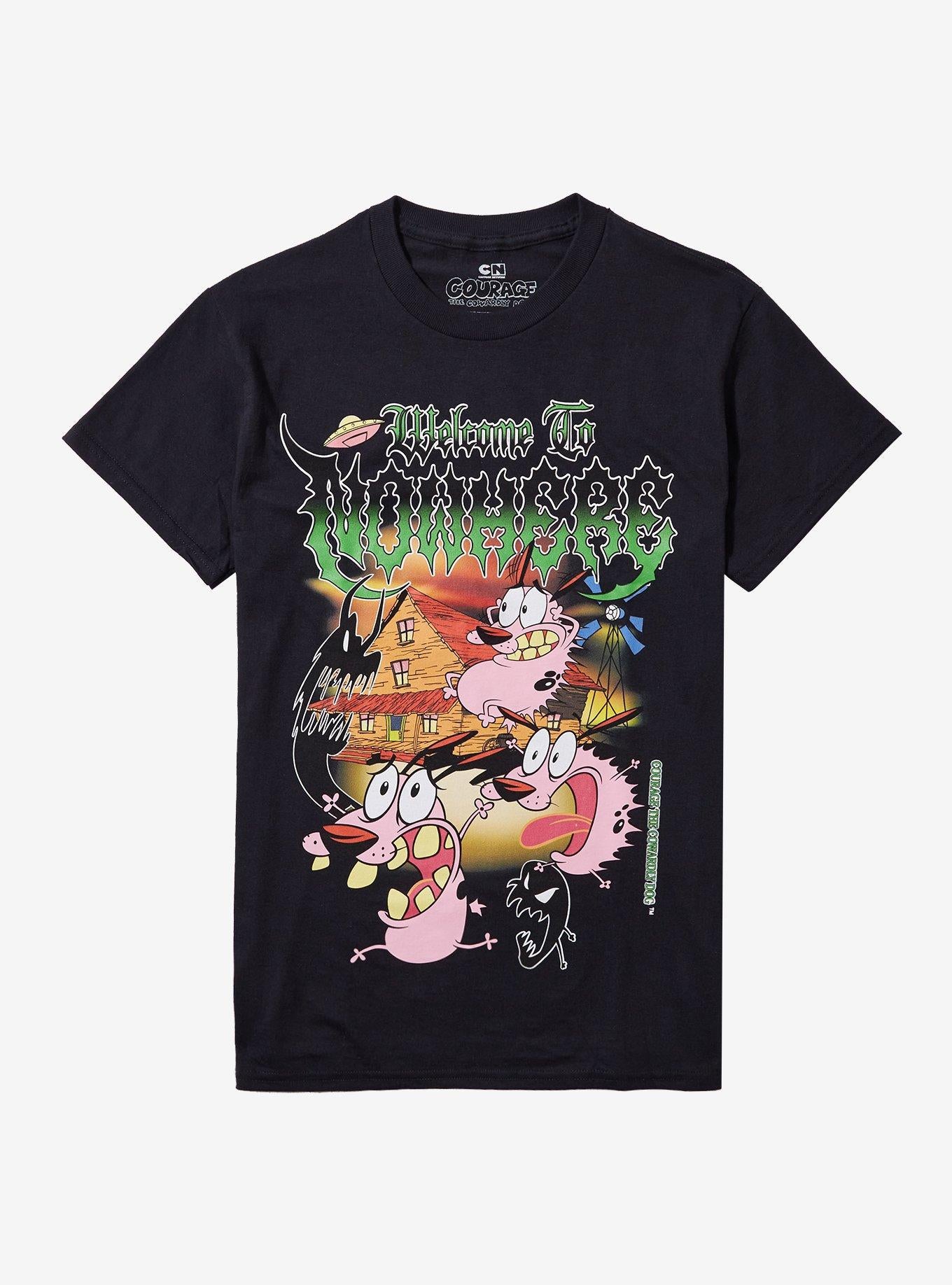 Courage The Cowardly Dog Welcome To Nowhere Girls T-Shirt