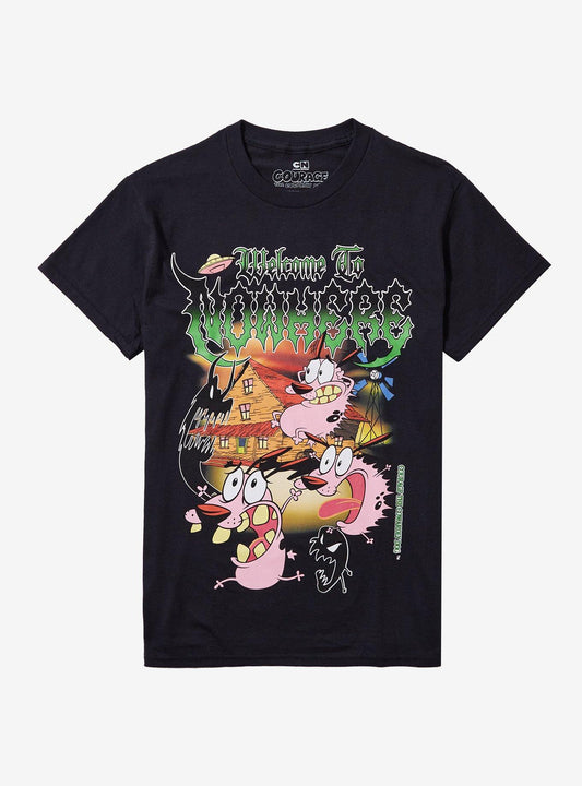 Courage The Cowardly Dog Welcome To Nowhere Girls T-Shirt