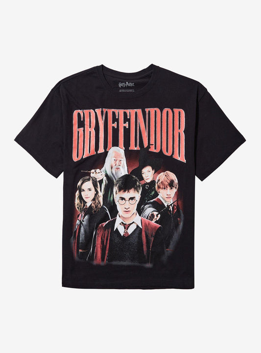 Harry Potter Gryffindor Collage Boyfriend Fit Girls T-Shirt
