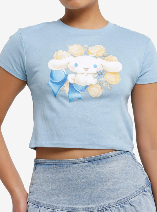 Cinnamoroll Flower Frame Girls Baby T-Shirt