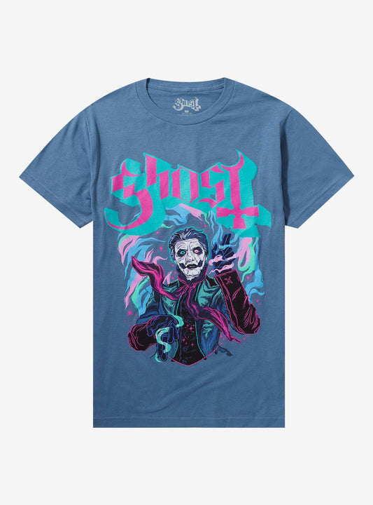 Ghost Papa Emeritus Vapors Boyfriend Fit Girls T-Shirt