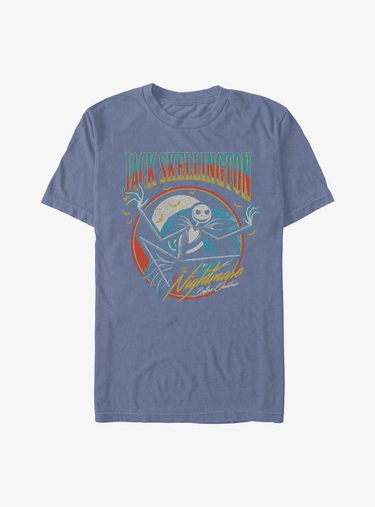 The Nightmare Before Christmas Jack Spiral Garment Dye TShirt T-Shirt | Fan Favorite Artwork | Limited Christmas Style