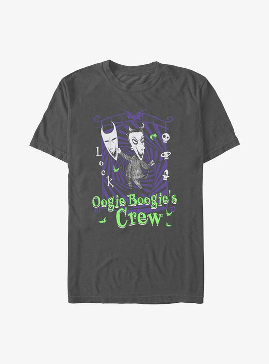 The Nightmare Before Christmas Boogies Crew Lock Garment Dye TShirt T-Shirt | Cute Festive Style | Limited Christmas Style