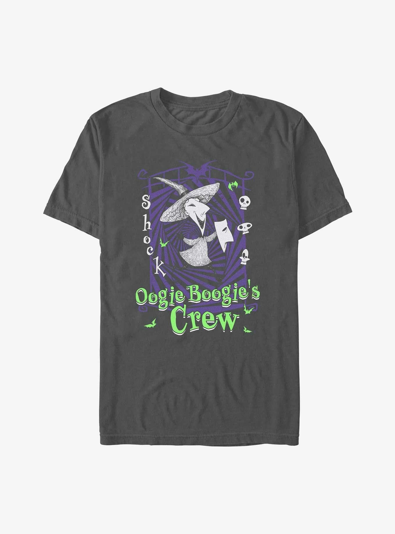 The Nightmare Before Christmas Boogies Crew Shock Garment Dye TShirt T-Shirt | Holiday Edition | Top Pick For Gifting