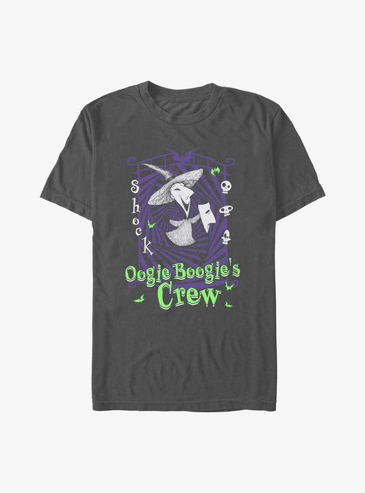 The Nightmare Before Christmas Boogies Crew Shock Garment Dye TShirt T-Shirt | Holiday Edition | Top Pick For Gifting