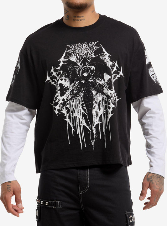 Noise & Decay Anime Demon Twofer Long-Sleeve T-Shirt