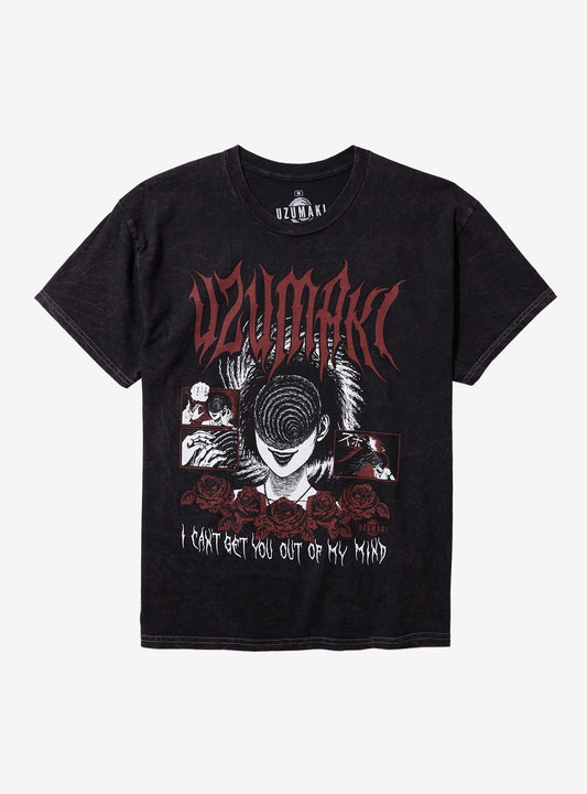 Junji Ito Uzumaki Out Of My Mind T-Shirt