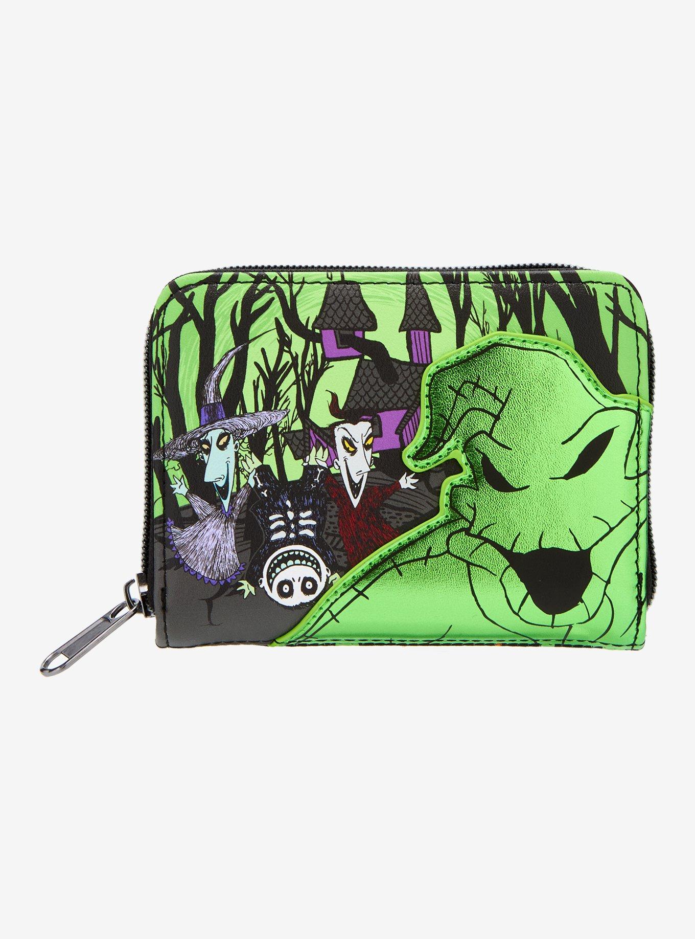 Loungefly The Nightmare Before Christmas Oogie Boogie Metallic Mini Zipper Wallet