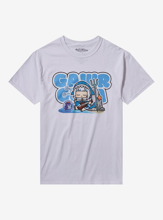 Gawr Gura Chibi Ukulele T-Shirt