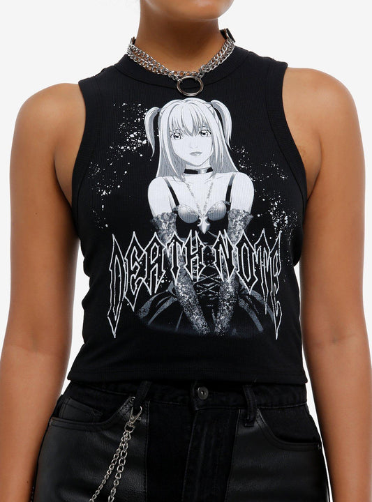 Death Note Misa Jumbo Print Girls Racerback Tank Top