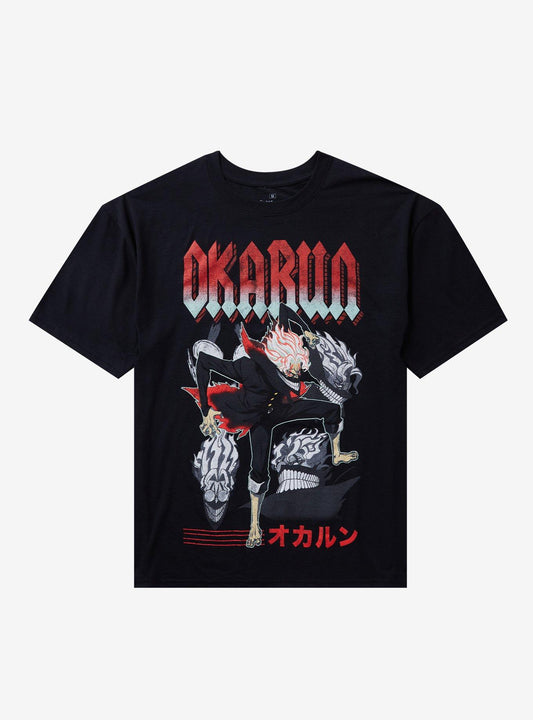Dandadan Okarun Collage Metal Girls T-Shirt