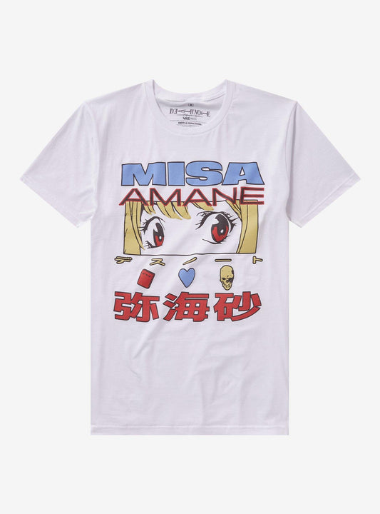 Death Note Misa Amane Eye Panel Girls T-Shirt