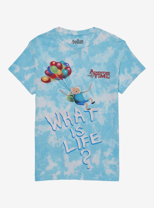Adventure Time What Is Life? Girls Tie-Dye T-Shirt