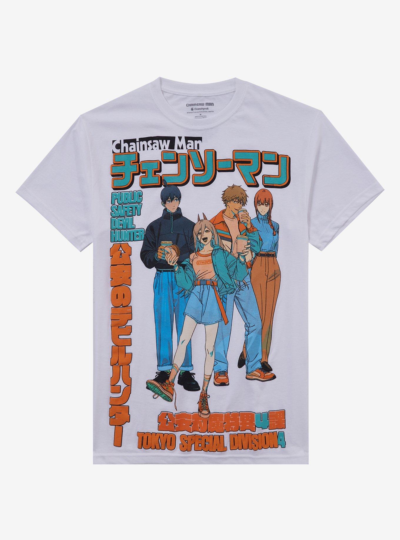 Chainsaw Man Group Casual T-Shirt