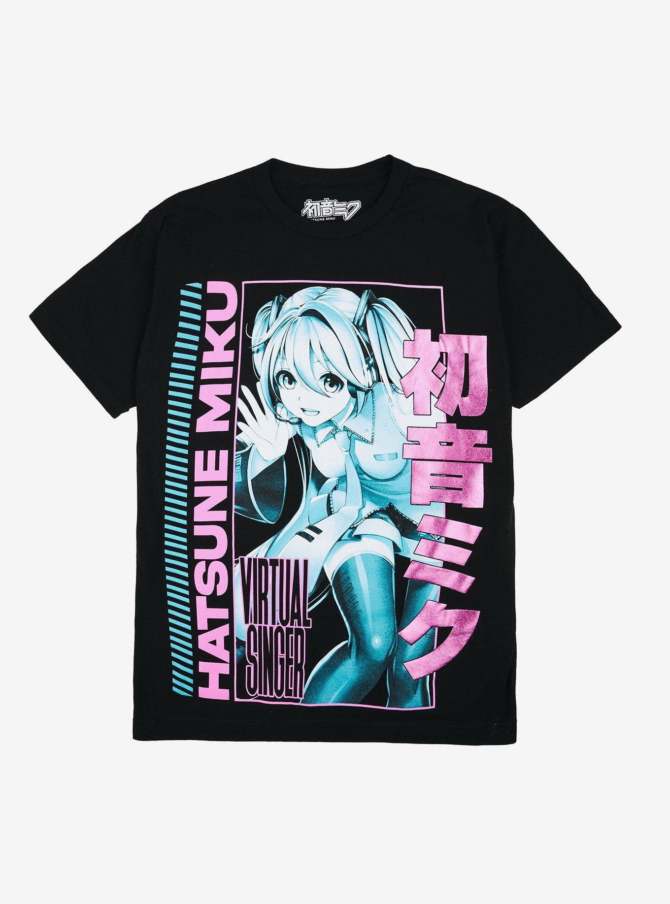 Hatsune Miku Virtual Singer Portrait Girls T-Shirt