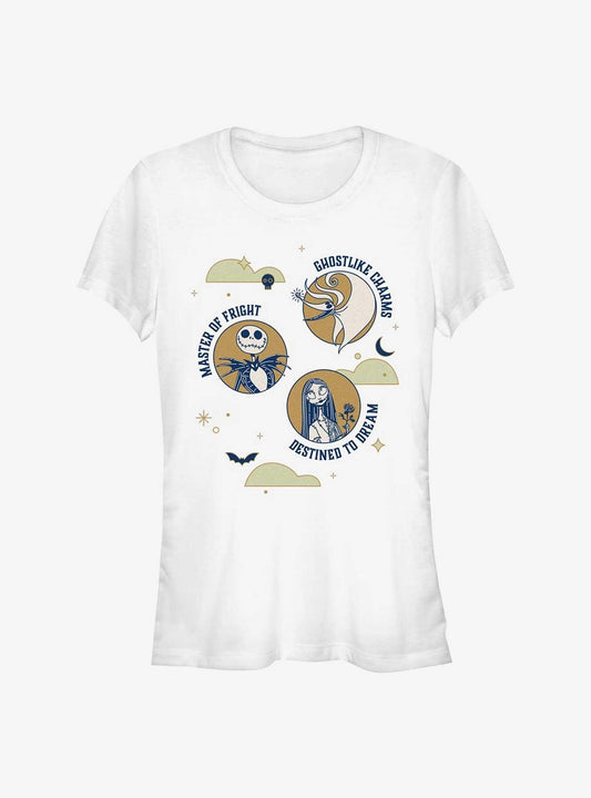 The Nightmare Before Christmas Ghostlike Zero Jack Sally Girls TShirt T-Shirt | Vintage Christmas Look | Perfect For Daily Wear