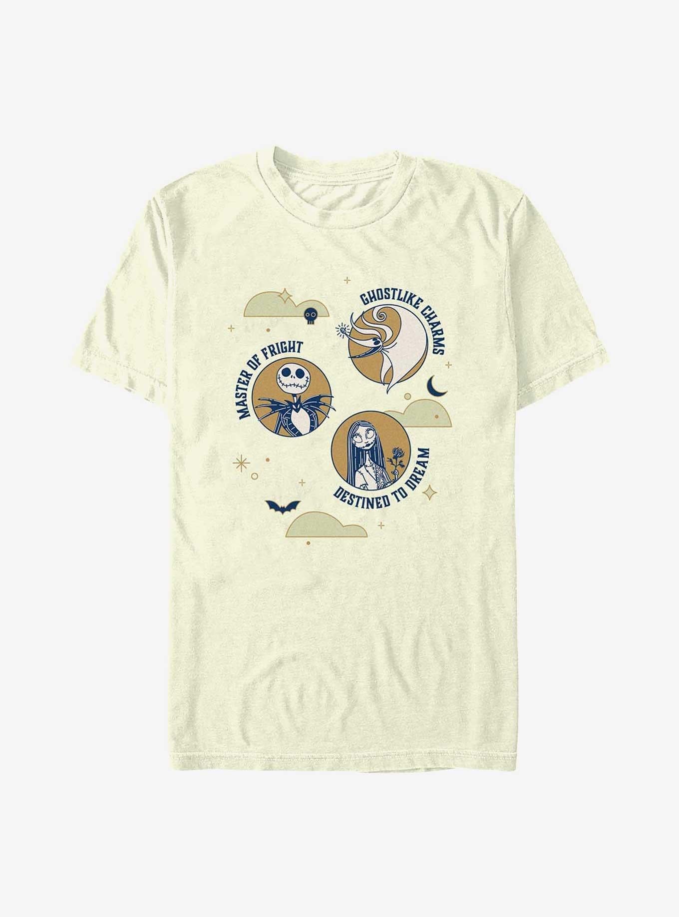 The Nightmare Before Christmas Ghostlike Zero Jack Sally TShirt T-Shirt | Seasonal Must-Have | Trending Festive Apparel