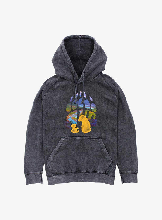 Disney Brother Bear Bear Paw Mineral Wash Hoodie