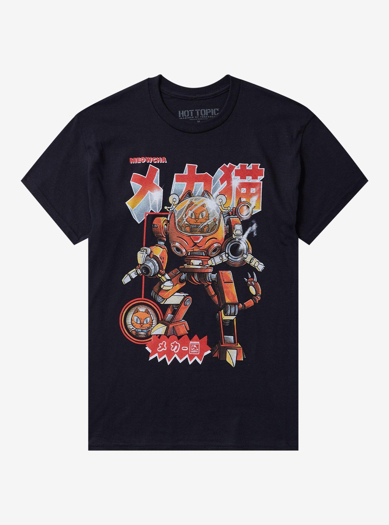 Mecha Cat T-Shirt By Kooky Love