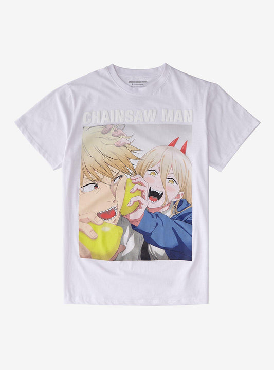 Chainsaw Man Denji & Power Lemons Puff Print T-Shirt