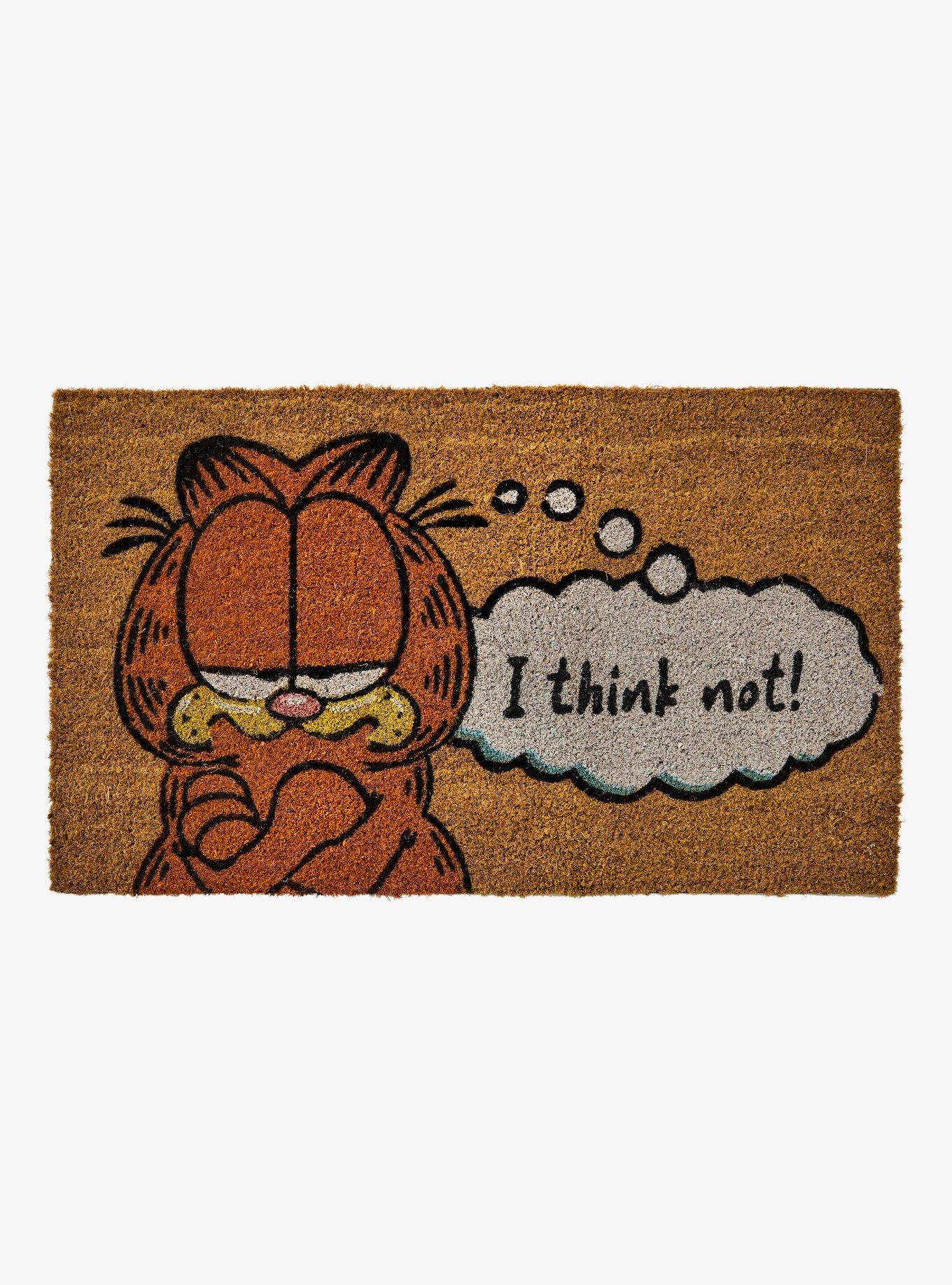 Garfield I Think Not Doormat