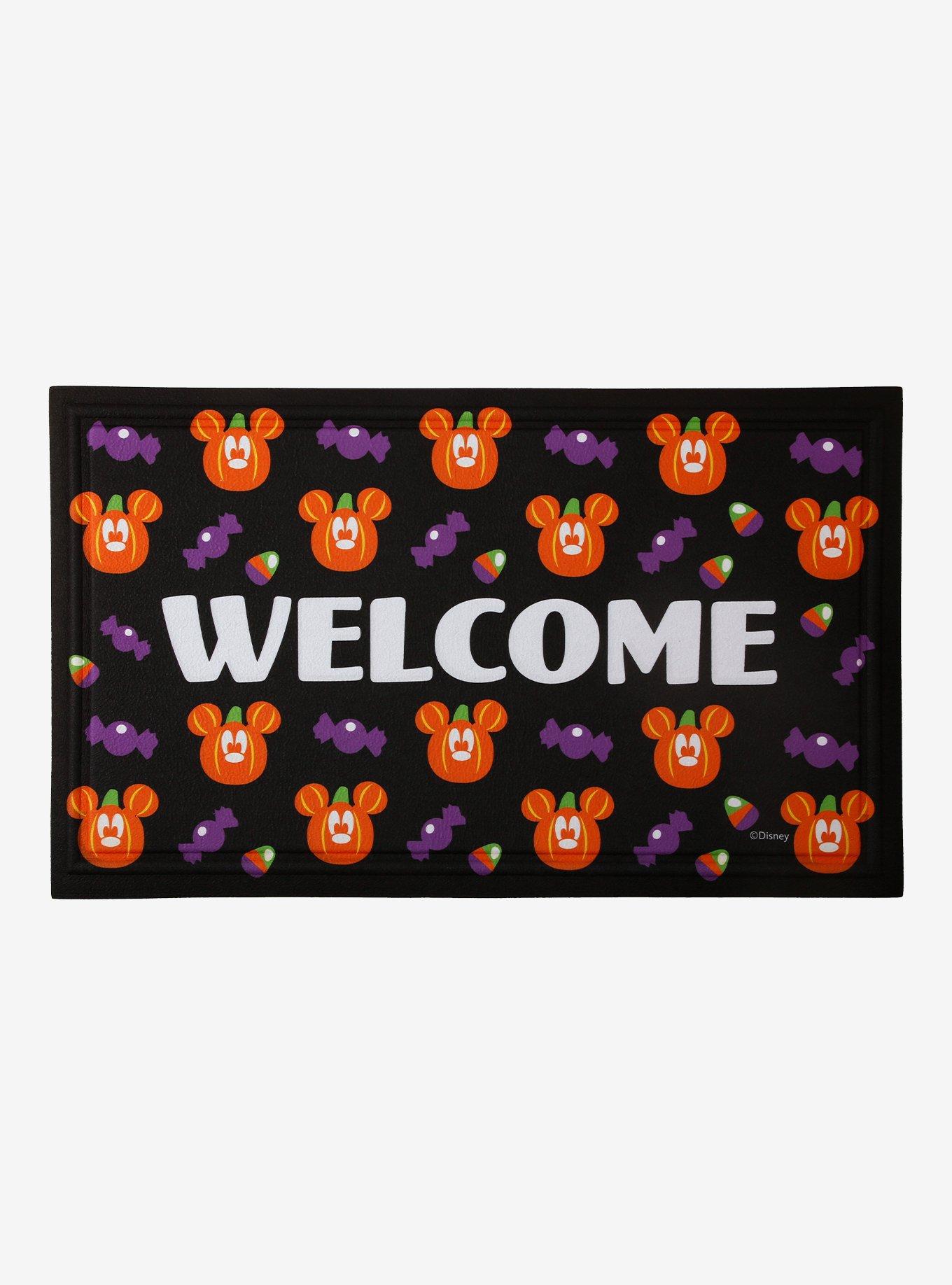 Disney Mickey Mouse Jack-O'-Lanterns Doormat