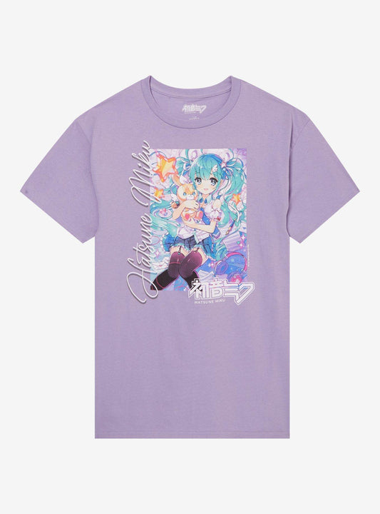 Hatsune Miku Chibi Purple Girls T-Shirt