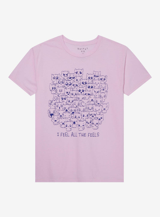 Cat All The Feels TShirt By Friday Jr Graphic Tee | Graphic Tee | Unisex Shirt | Premium Quality Apparel