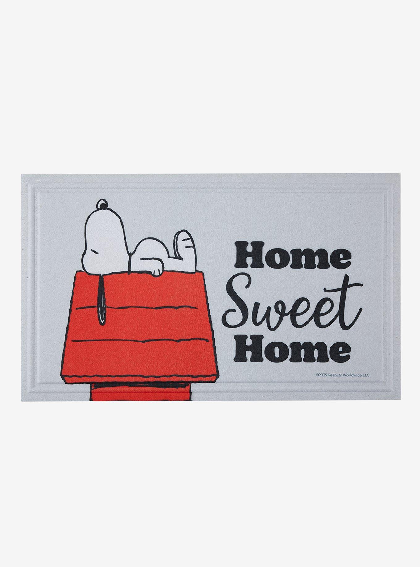 Peanuts Snoopy Home Sweet Home Doormat