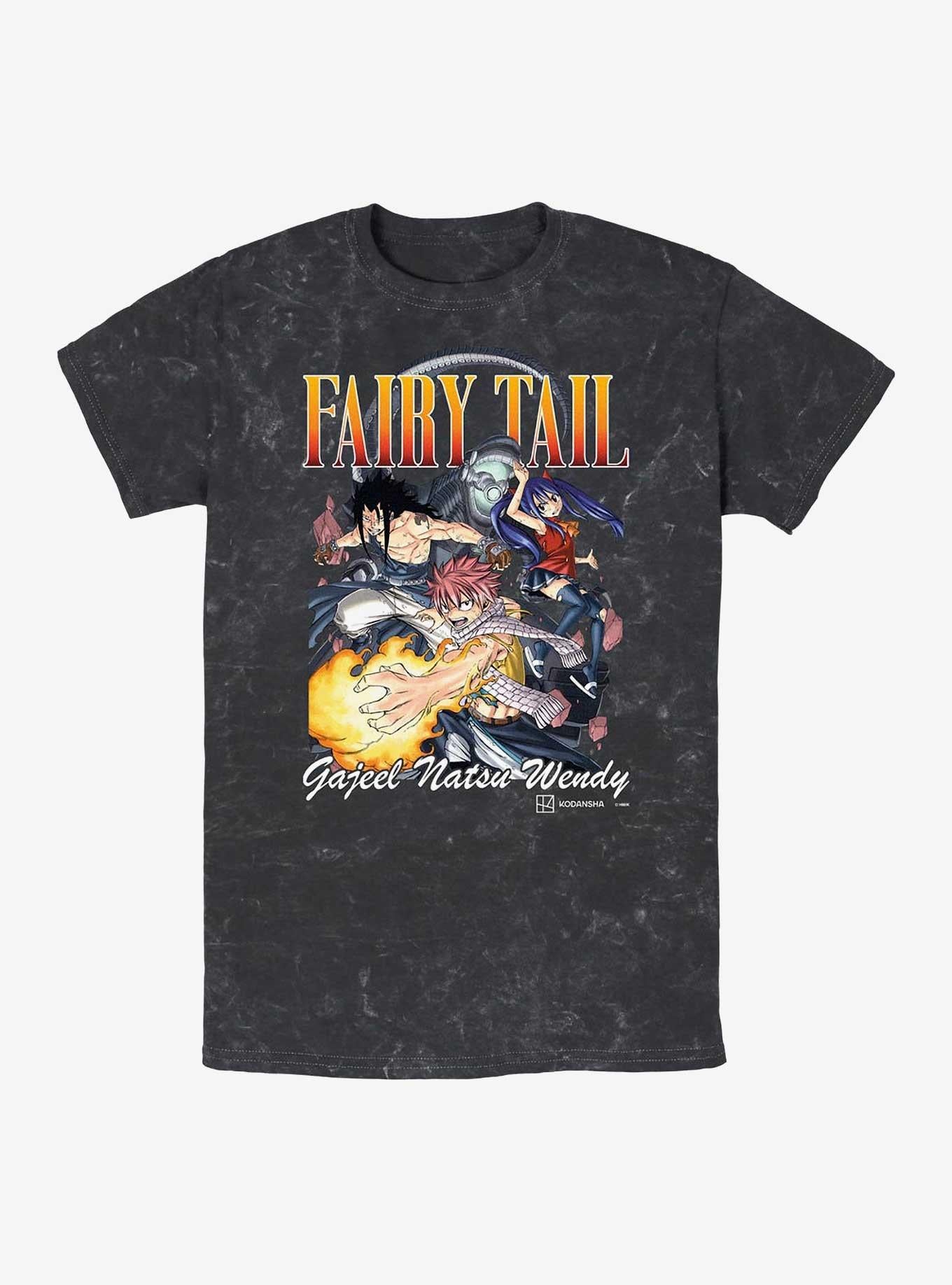 Fairy Tail Group Mineral Wash T-Shirt