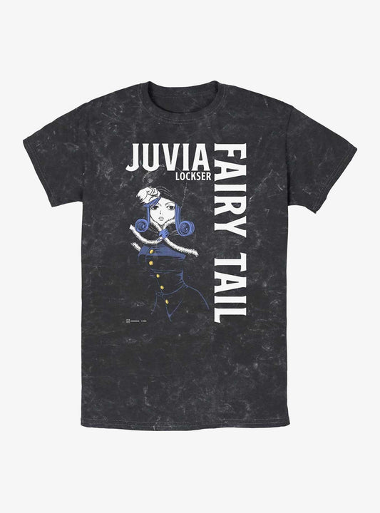 Fairy Tail Juvia Lockser Focus Mineral Wash T-Shirt