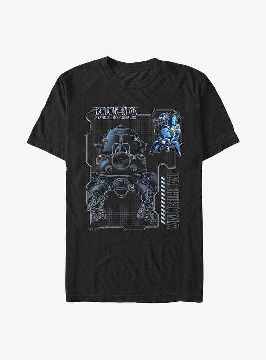 Ghost in the Shell Tachikoma Schematic T-Shirt