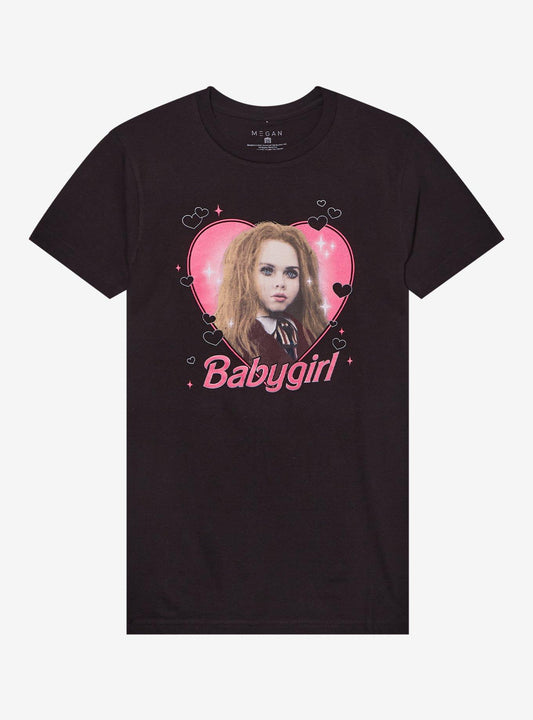 M3GAN Babygirl Heart Portrait Girls T-Shirt