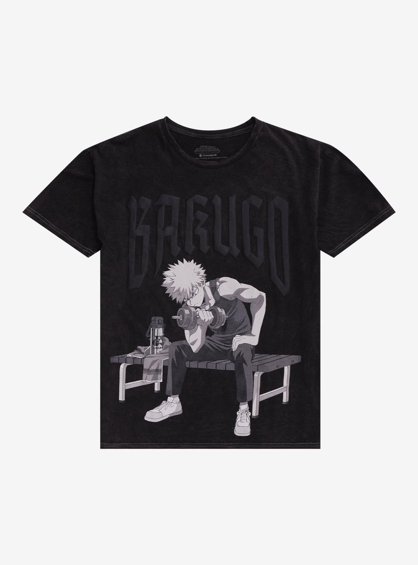 My Hero Academia Bakugo Gym Puff Print T-Shirt