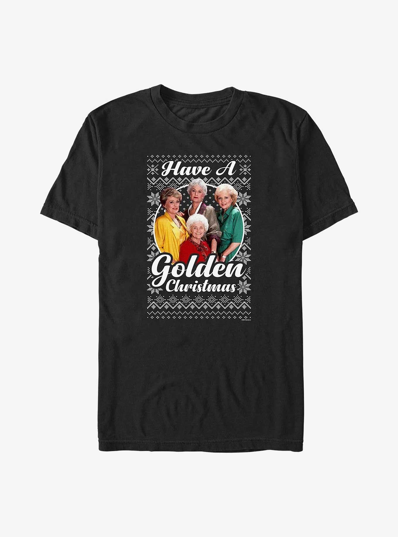 The Golden Girls Golden Ugly Christmas Big Tall T-Shirt T-Shirt – Official Fan Merchandise | Perfect for Daily Wear