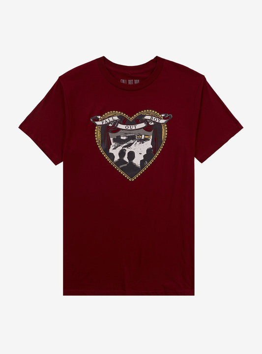 Fall Out Boy From Under The Cork Tree Heart T-Shirt