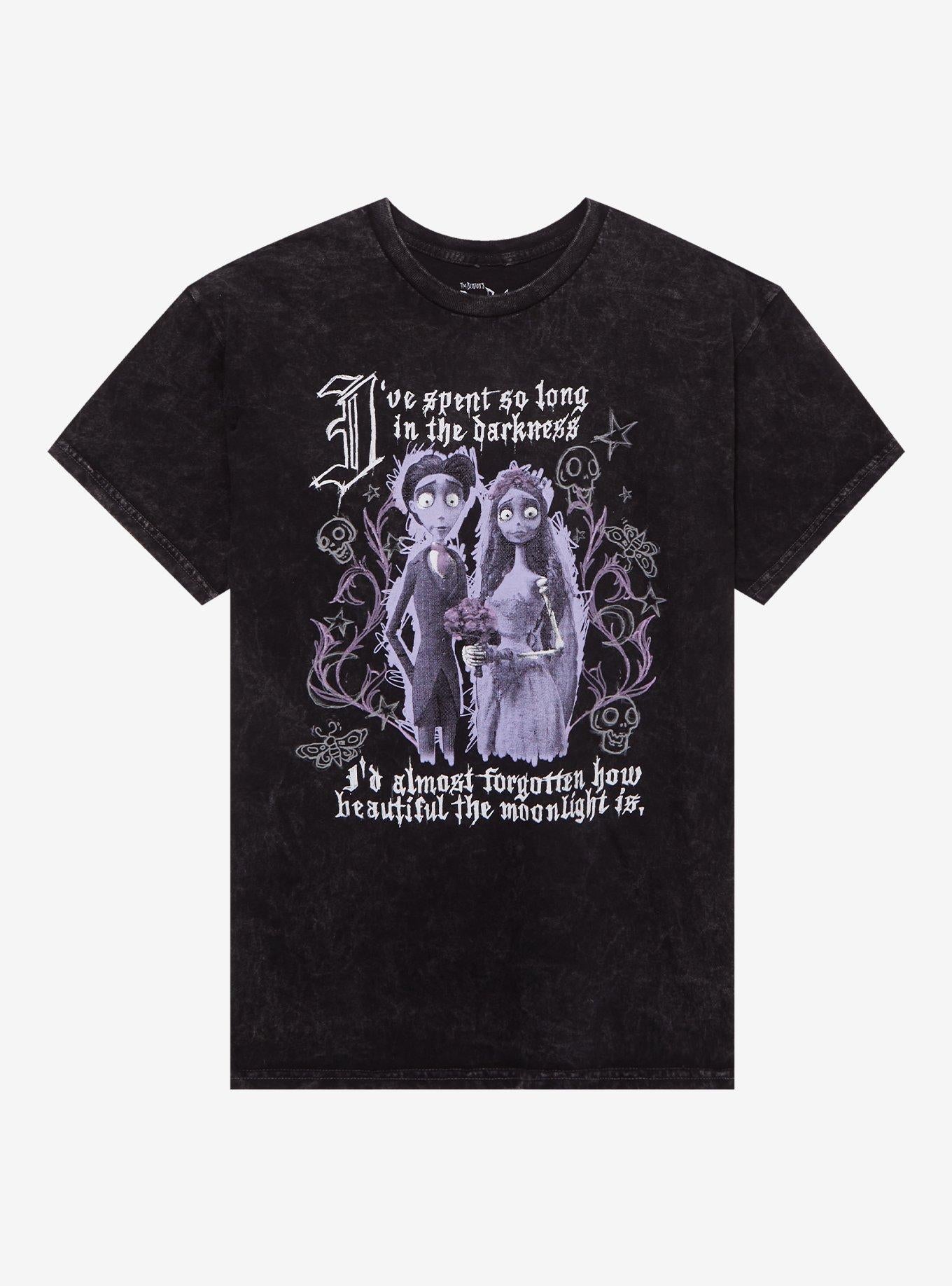 Corpse Bride Duo Quote Mineral Wash TShirt Graphic Tee | Graphic Tee | Unisex Shirt | Top Trending Fashion