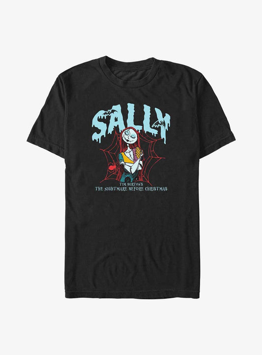 Disney The Nightmare Before Christmas Collegiate Sally Big Tall TShirt T-Shirt | Cute Festive Style | Perfect Holiday Gift
